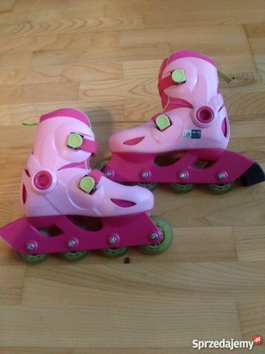 Rolki Oxelo różowe dziewczynki rozmiar 2830 Łódź