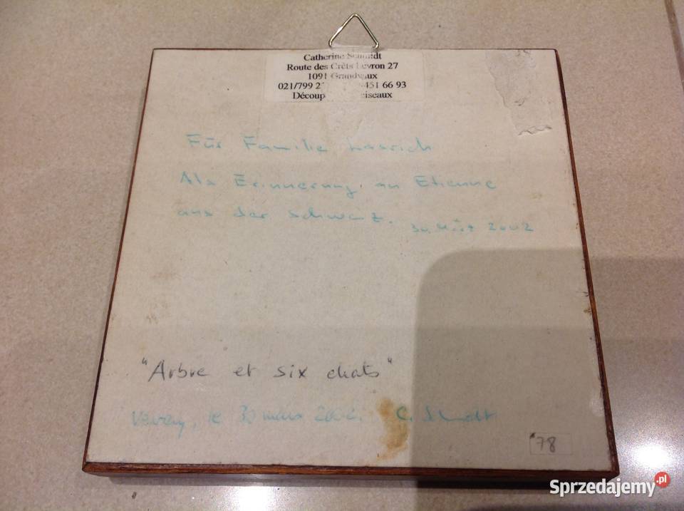 Obrazek Decoupage CATHERINA SCHMIDT lubuskie Nowa Sól sprzedam