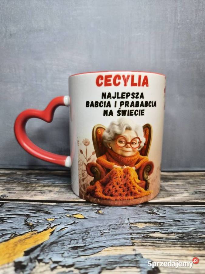 Kubek reklamowy z własną grafiką logiem tekstem Poznań sprzedam