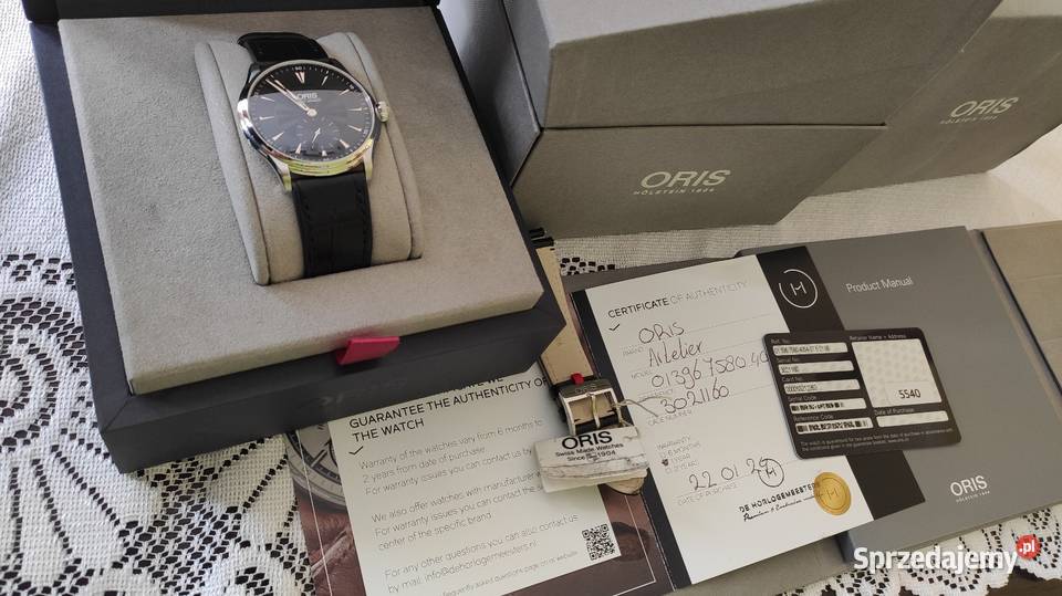 ORIS ARTELIER zegarek męski Męskie Rusocice sprzedam