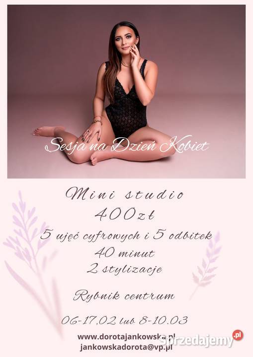 Dzień Kobiet Sesja kobieca w mini studiu Rybnik