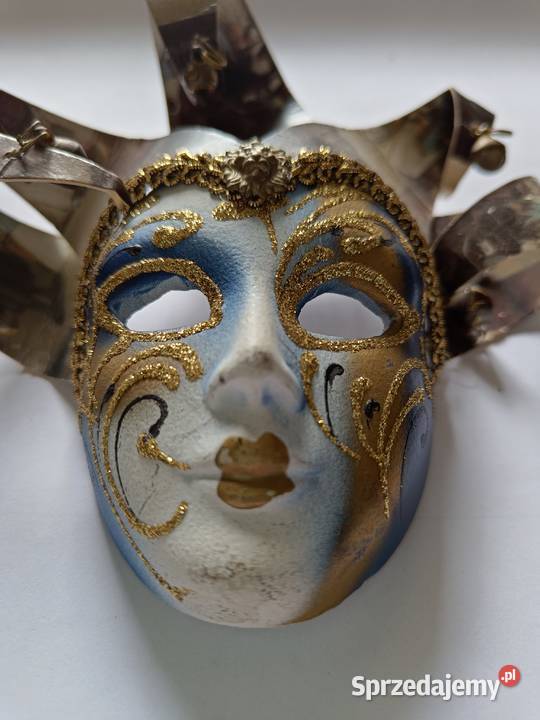 Maska wenecka mini ceramiczna ozdobna Poznań