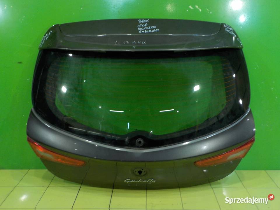 ALFA ROMEO GIULIETTA 14 TB 13r HB 5D klapa tyl