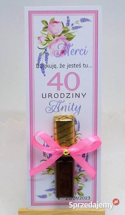 KOMPLETNE Merci jako podziękowanie gości z Zielona Góra