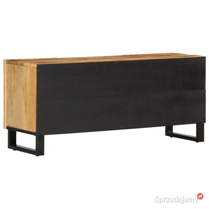 Szafka pod TV 105x34x46 lite surowe drewno mango Warszawa