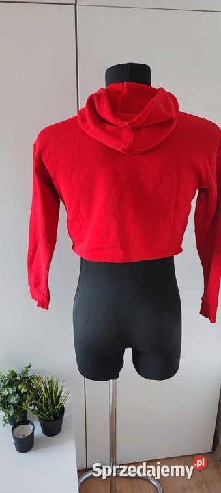 Czerwona krótka damska bluza HM Rozmiar 34(XS) mazowieckie Warszawa sprzedam