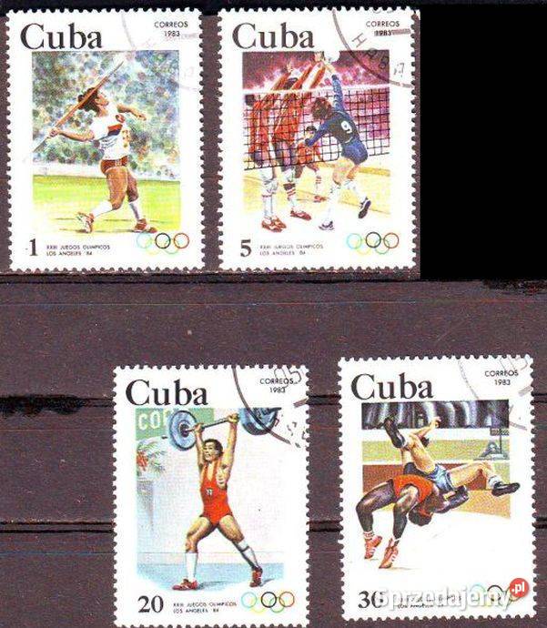 Zn Kuba Mi 2716 7 9 20 kas 1983 Filatelistyka śląskie