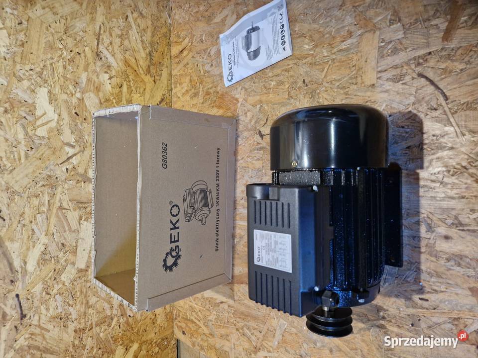 SILNIK ELEKTRYCZNY 230V 3kW 4 JEDNOFAZOWY Głogowa
