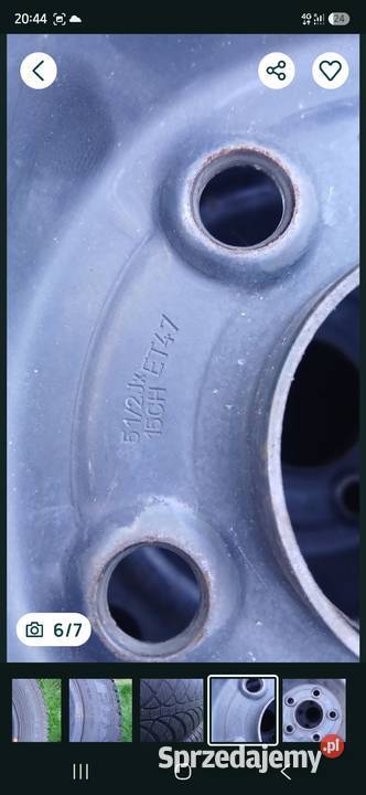 Kia hyundai Felgi stalowe plus opony 1856515 Zielona Góra sprzedam