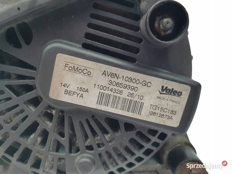 ALTERNATOR Ford Fiesta 16 TDCi AV6N10300GC osobowe Chełm sprzedam