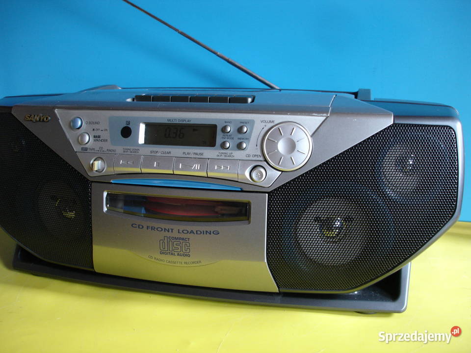 Radiomagnetofon z CD SANYO MCDZ330F lubuskie Zielona Góra sprzedam