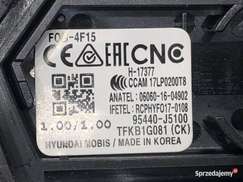 KLUCZYK PILOT KIA STINGER 95440J5100 PILOT