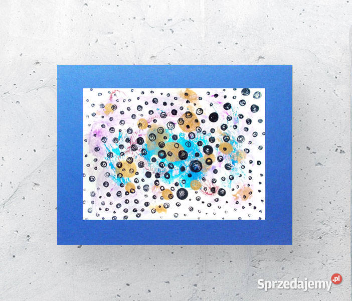 minimalizm rysunek kosmos obraz abstrakcyjna Wyposażenie wnętrz Kraków