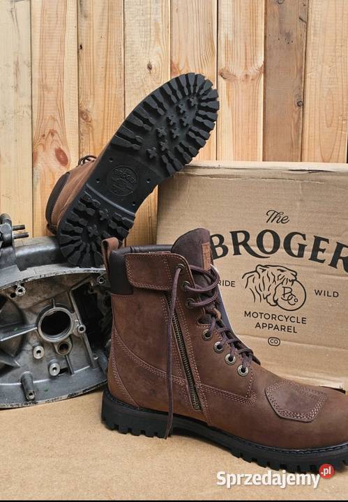 Buty motocyklowe Broger Alaska II Brown Rozmiar Piła