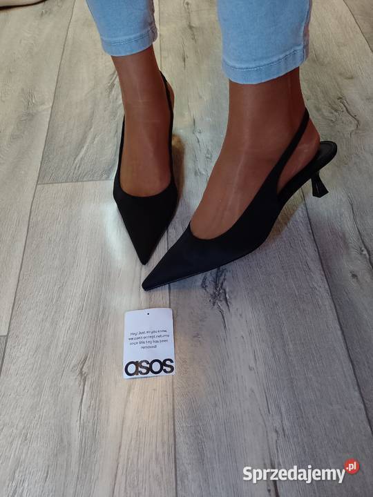 41 ASOS DesignCzarne czółenka wieczorowe z Kraków sprzedam