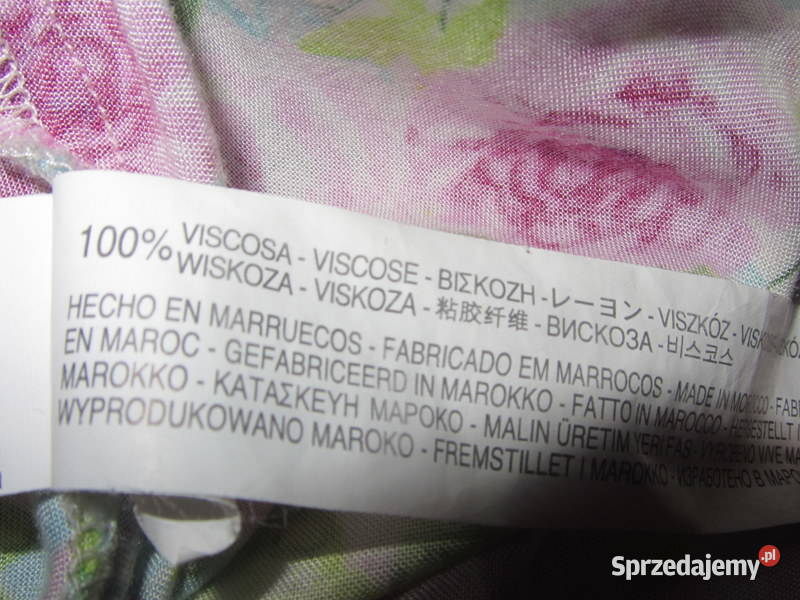Zara kolorowa sukienka w kwiaty hiszpanka S 36 Warszawa