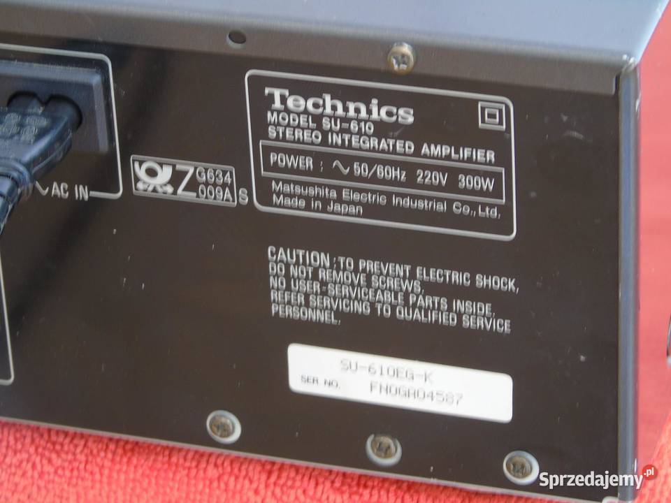 Wzmacniacz Technics SU810 sprawny i mocny 300 Jasło sprzedam