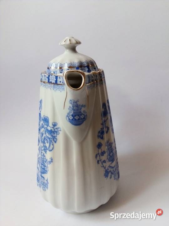 imbryk dzbanek porcelana China Blau Tuppack