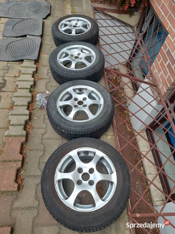 Felgi aluminiowe z oponam Toyota Corolla E11 sprzedam