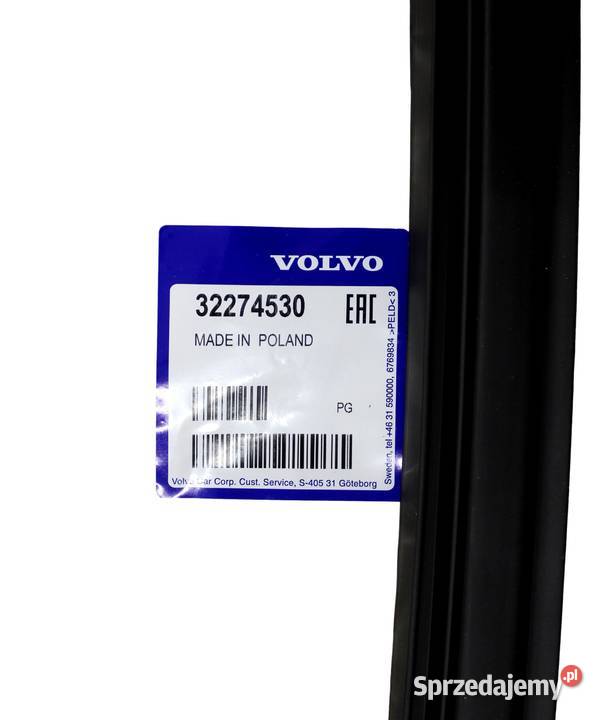 VOLVO C40 gorna listwa uszczelka szyby drzwi
