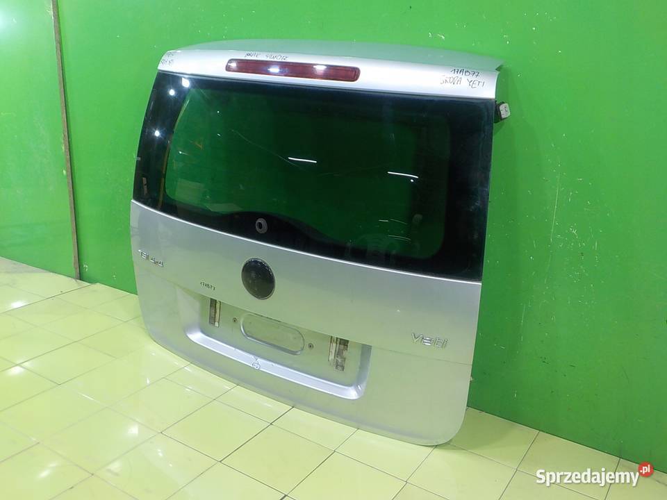 SKODA YETI 11r 5D klapa tyl mazowieckie Suków