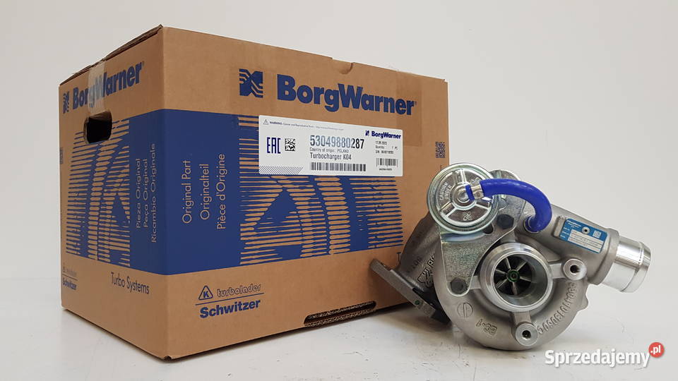 Nowa turbosprężarka BorgWarner KKK 53049880287 mazowieckie