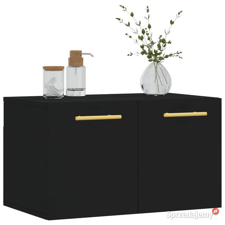 Szafka wisząca czarna 60x365x35 materiał Warszawa