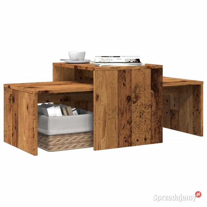 Stolik kawowy stare drewno 100x48x40 WM856054