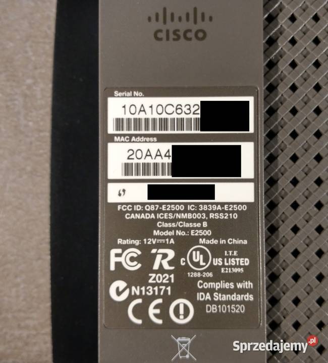 Router WiFi Linksys E2500 v1 Łódź