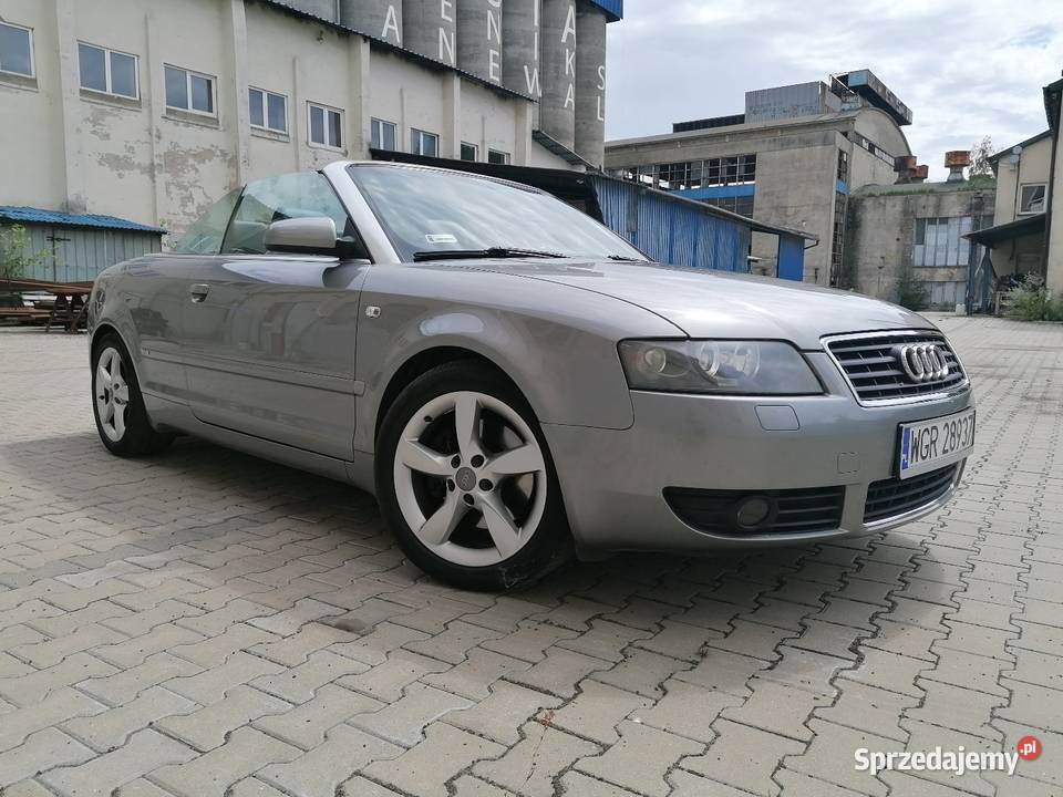 Sprzedam Audi A4 Cabrio B6 wersja SLine kurtyny powietrzne
