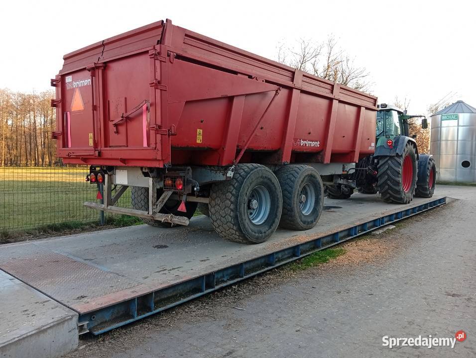 przyczepa Brimont 16 ton Maszyny rolnicze Kobylin-Kruszewo
