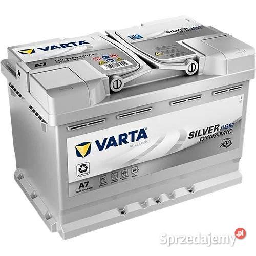 Akumulator Varta Silver Dynamic AGM A7 70Ah760A osobowe podlaskie
