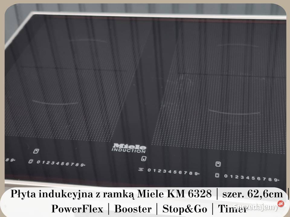 Płyta indukcyjna z ramką Miele 6328 szer626 Pozostałe Wrocław