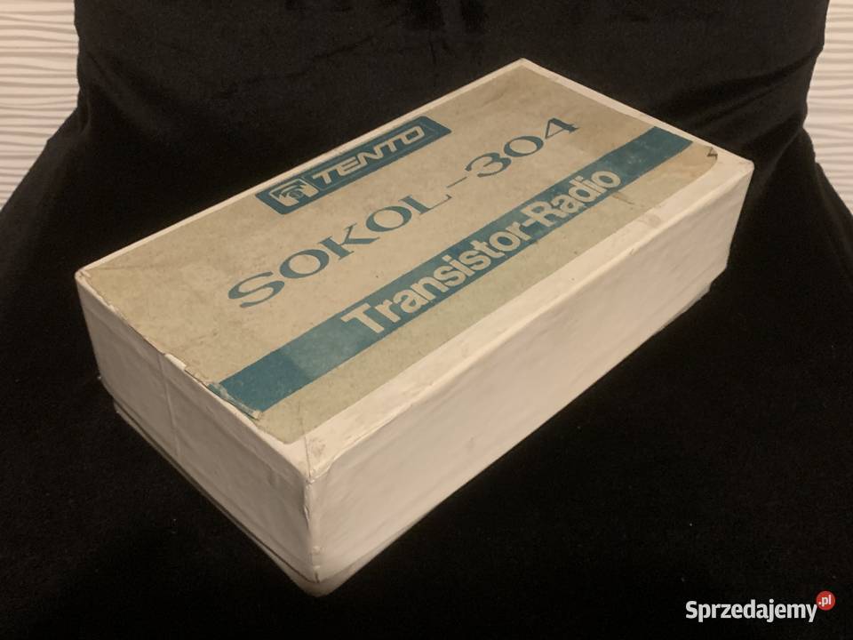 Radio Sokół 304 w kartonie Z dokumentami Łowicz