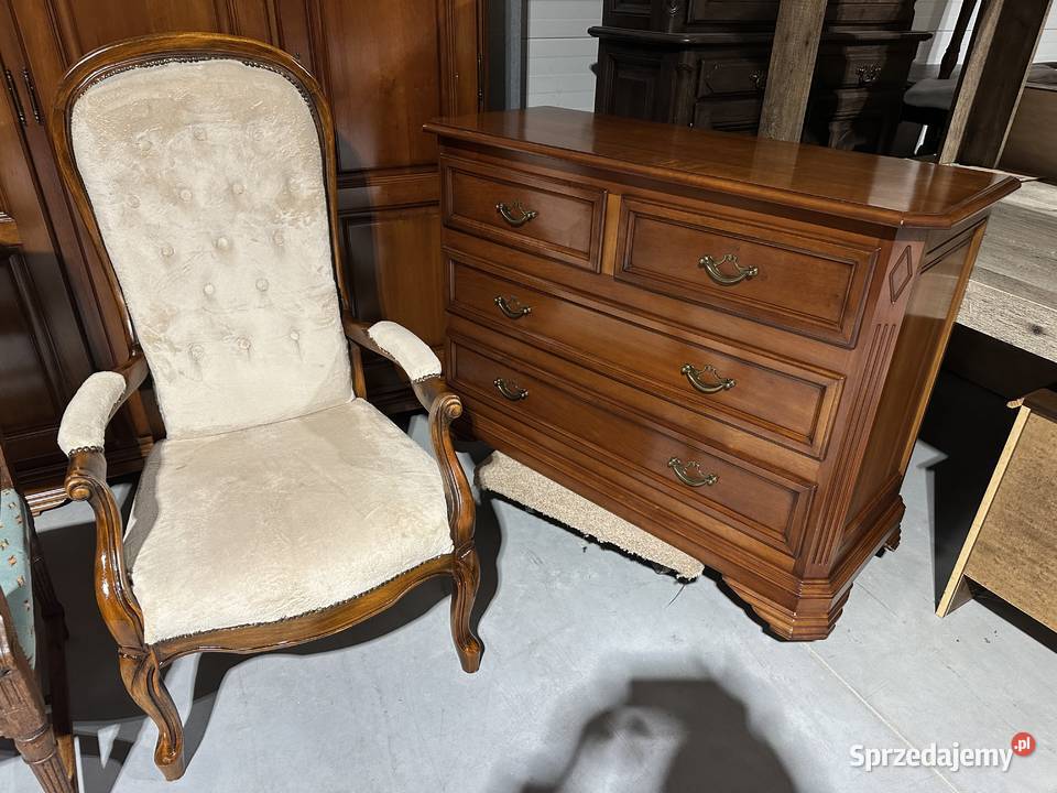 Piękny fotel w stylu Ludwika XV sprzedam