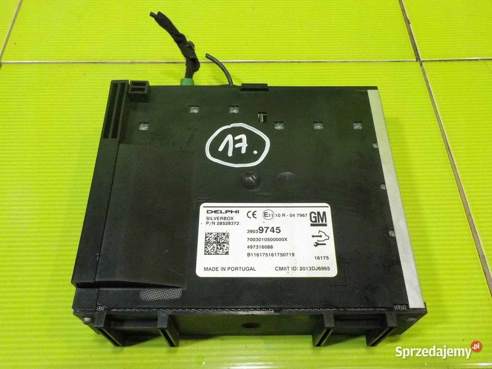 OPEL INSIGNIA A LIFT 16r wzmacniacz radia osobowe Suków