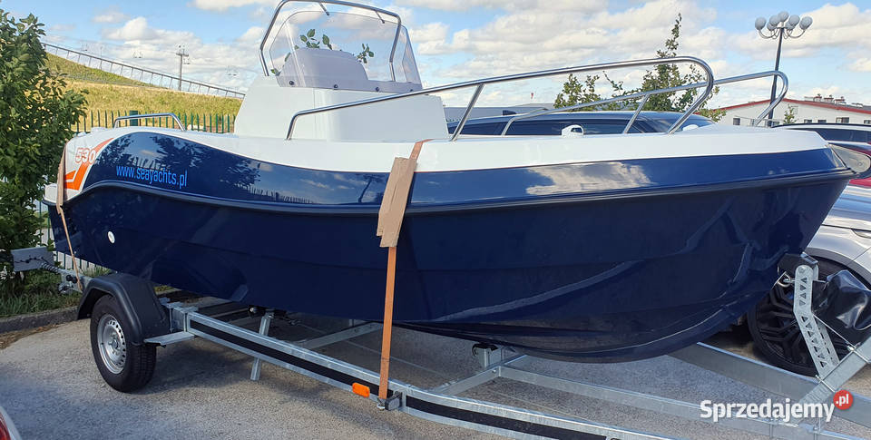 ŁÓDZ MOTOROWA 530 OPEN SILNIK 60 z przyczepą DMC Oława