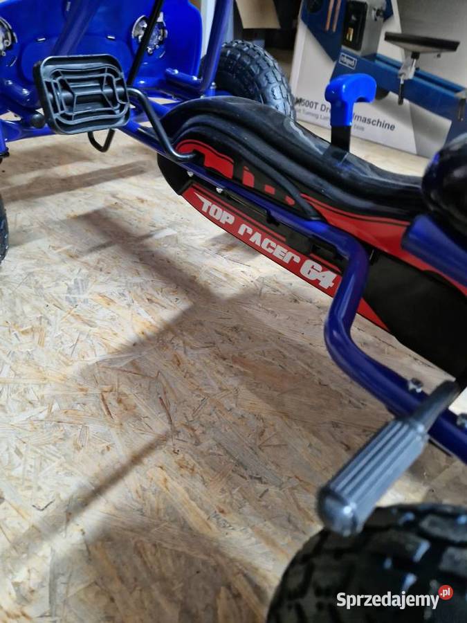 Gokart na pedały Top Racer 64 pompowane koła Sport Głogowa