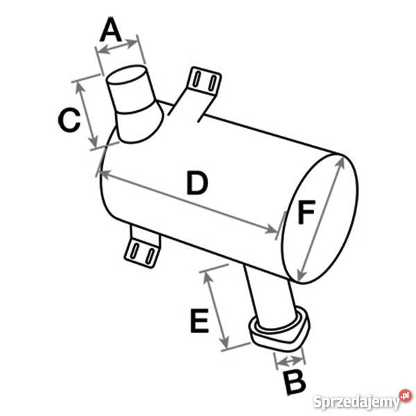 Tłumik Massey Ferguson 3060 3070 3080 3090 3095 kujawsko-pomorskie Łążynek sprzedam