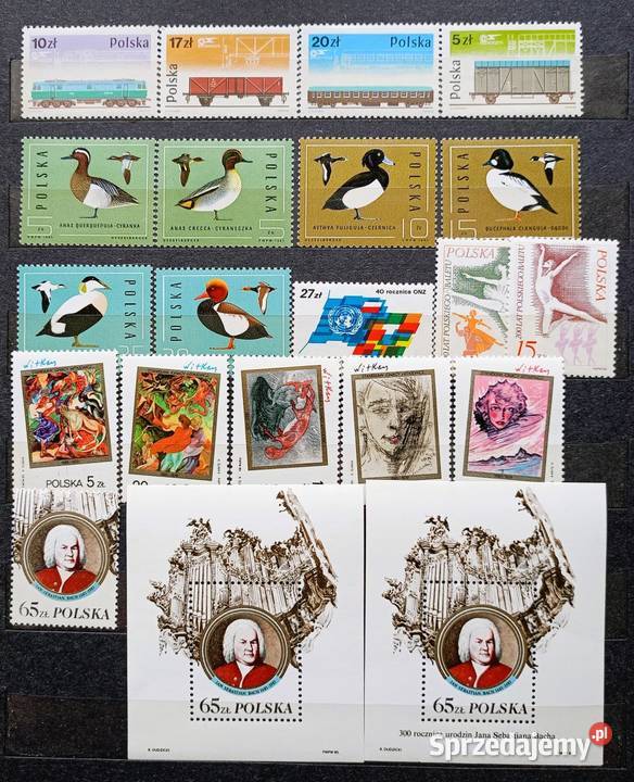 Znaczki polskie 1985 czyste łódzkie Leźnica Wielka-Osiedle