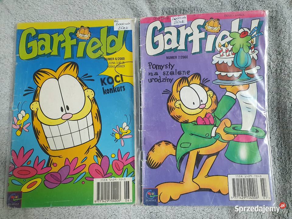 Garfield zestaw 16 komiksów lata 90te Gdynia