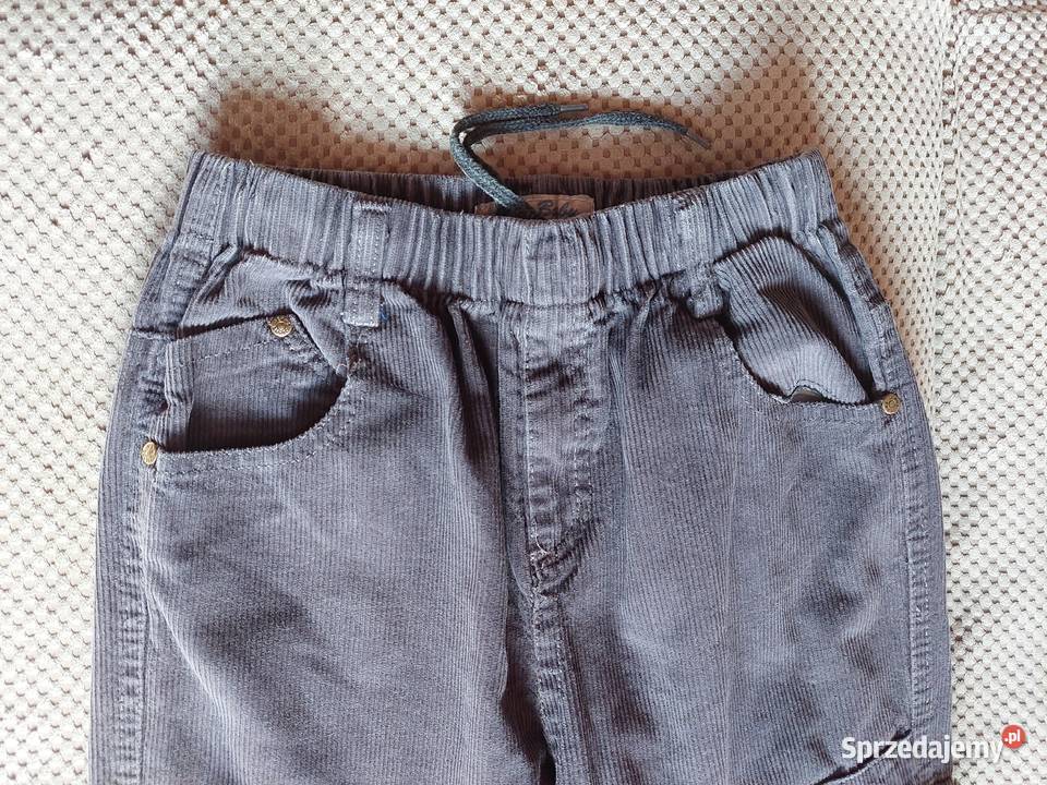 sztruksy dziecięce rozmiar 146 Spodnie Kraków sprzedam