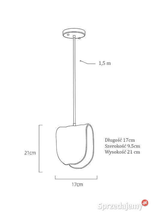 CHOPIN Nowoczesna lampa designerska sufitowa Lampy wiszące Warszawa