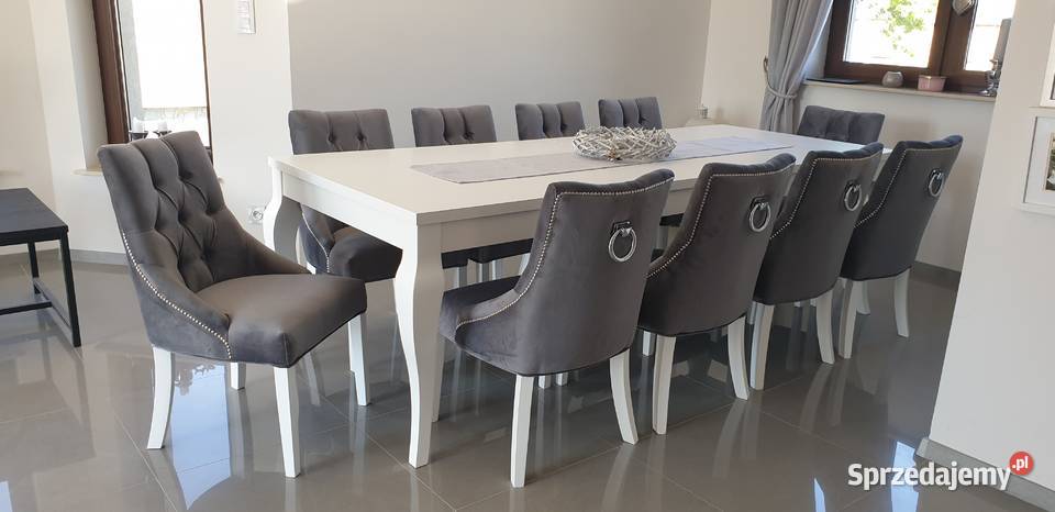 Krzesło z kołatką chesterfield hampton glamour wielkopolskie