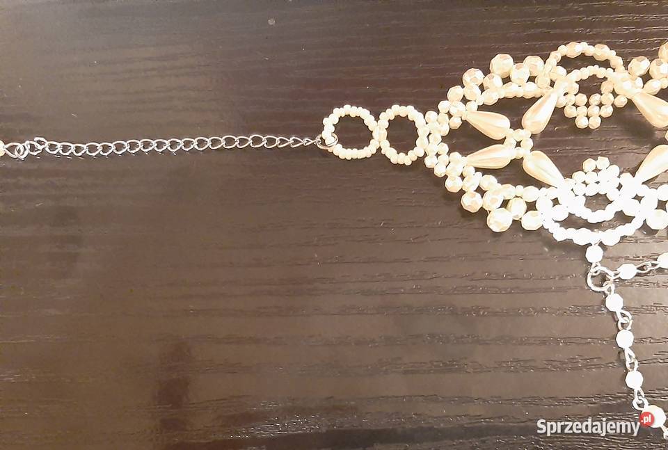 Niespotyka perłowa kolia Warszawa