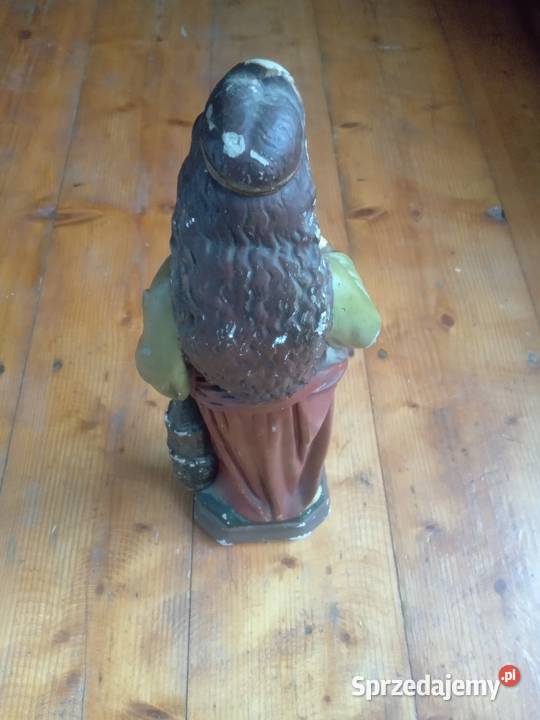 Stara figura Sw Barbara Gdów