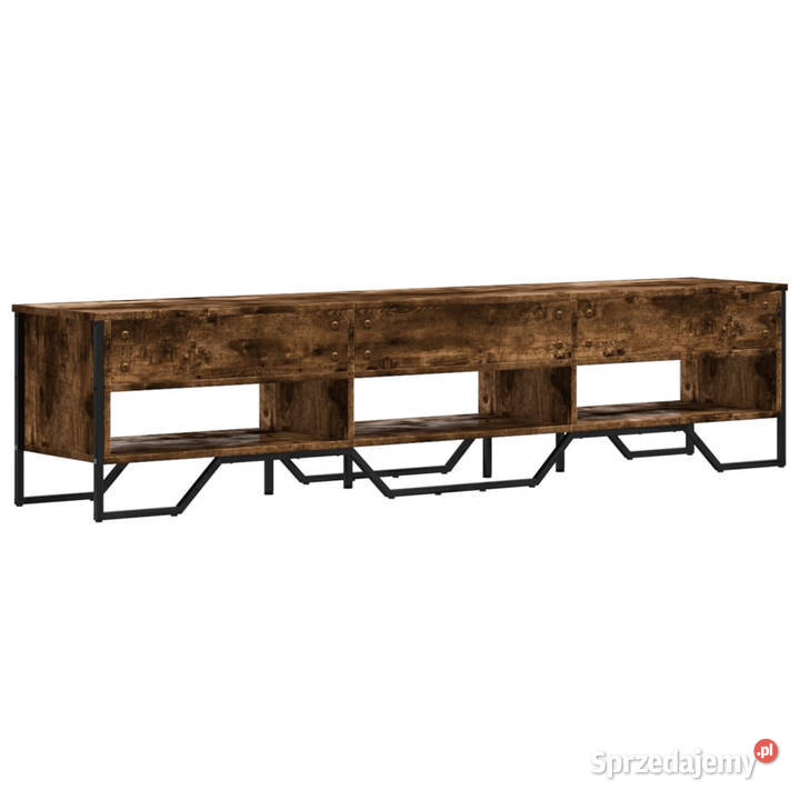 Szafka pod telewizor przydymiony dąb 180x34x41 mazowieckie Warszawa