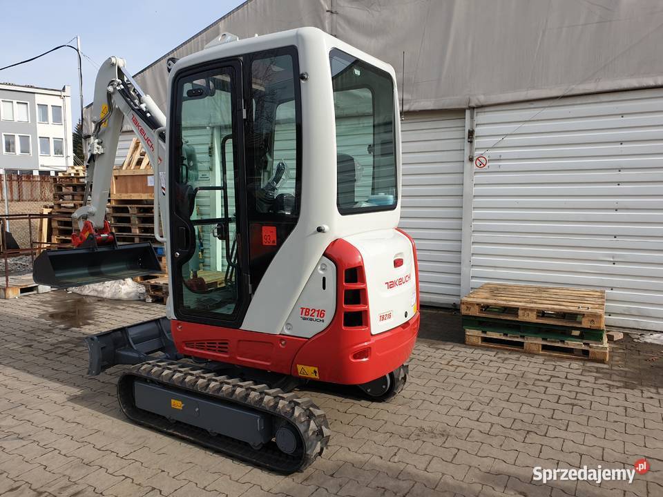 Minikoparka Takeuchi TB216 18 tony NOWA wersja Nowy Targ
