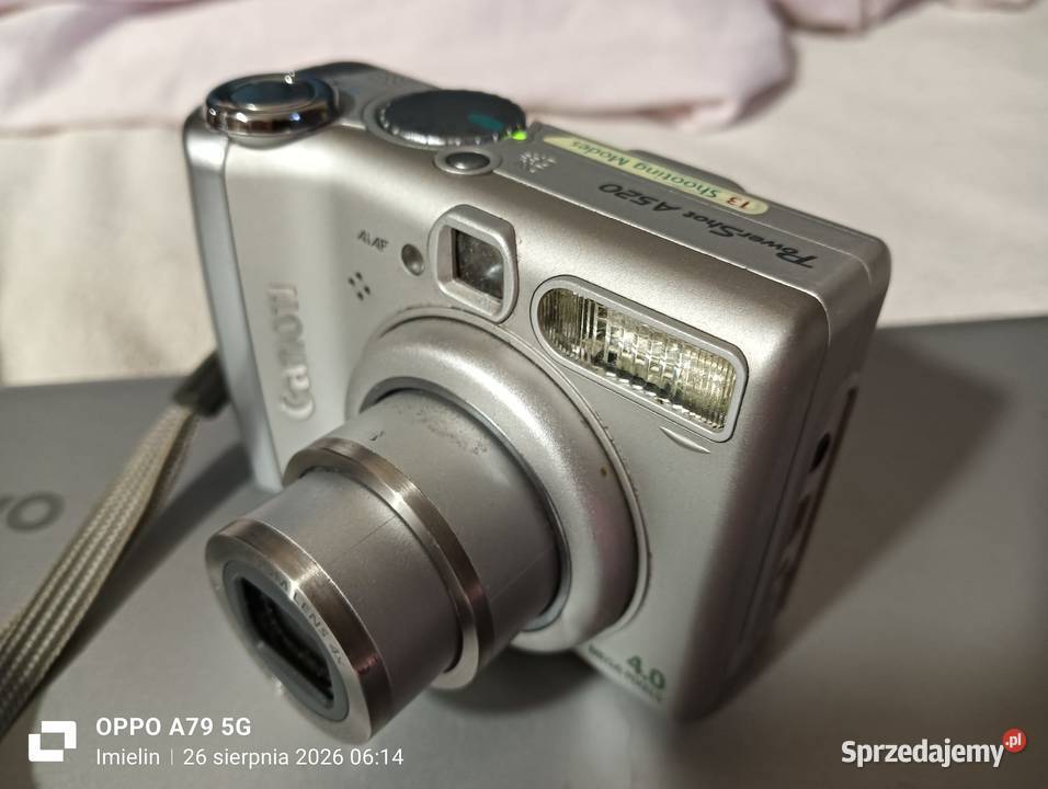 Canon PowerShot A520Retro DigitalSprawny Zestaw sprzedam