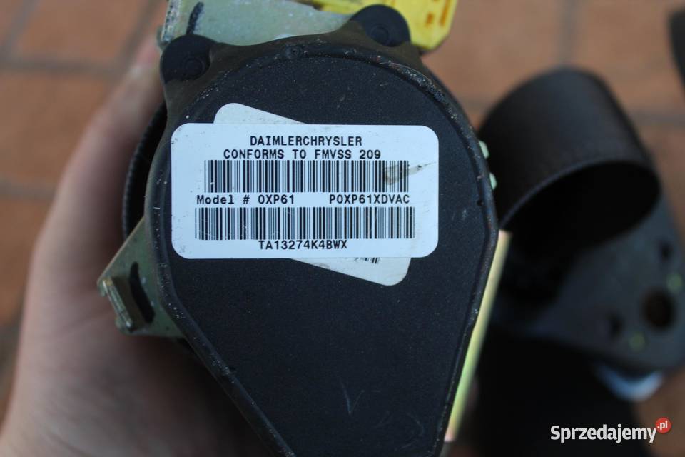 PAS BEZPIECZEŃSTWA LEWY PRZÓD CHRYSLER SEBRING osobowe Części samochodowe